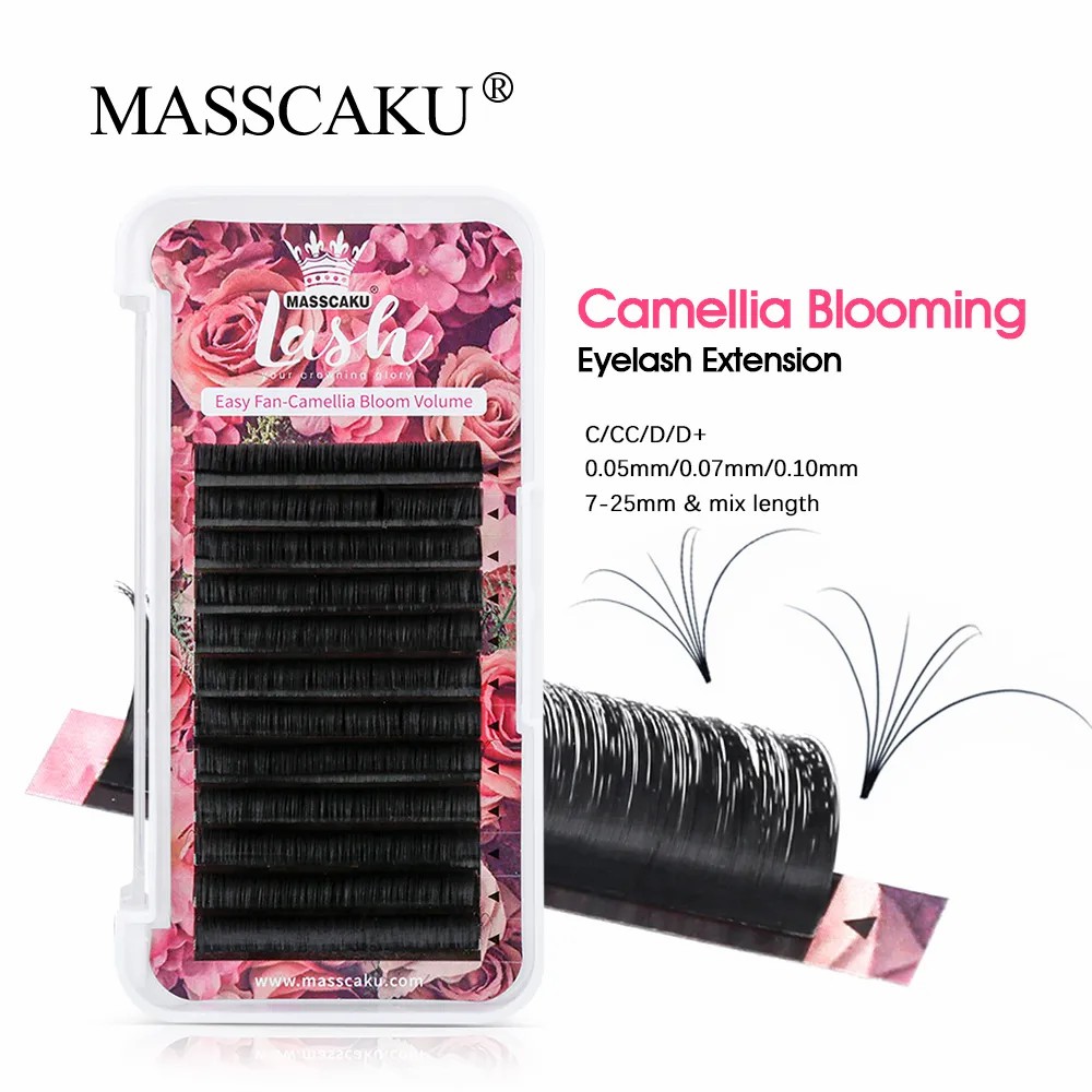 Eyelash Extension Human Hair - رموش ماسكاكو سهلة التشكيل لزيادة الحجم،