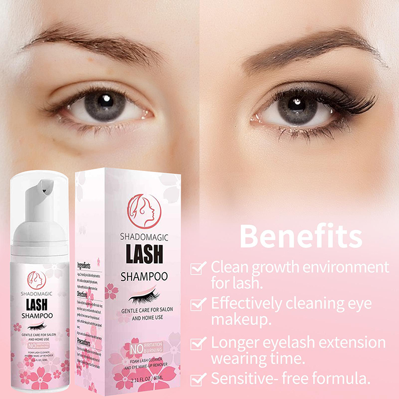 Eyelash Extension Foam Cleanser - شامبو سريع التنظيف للرموش سعة 60
