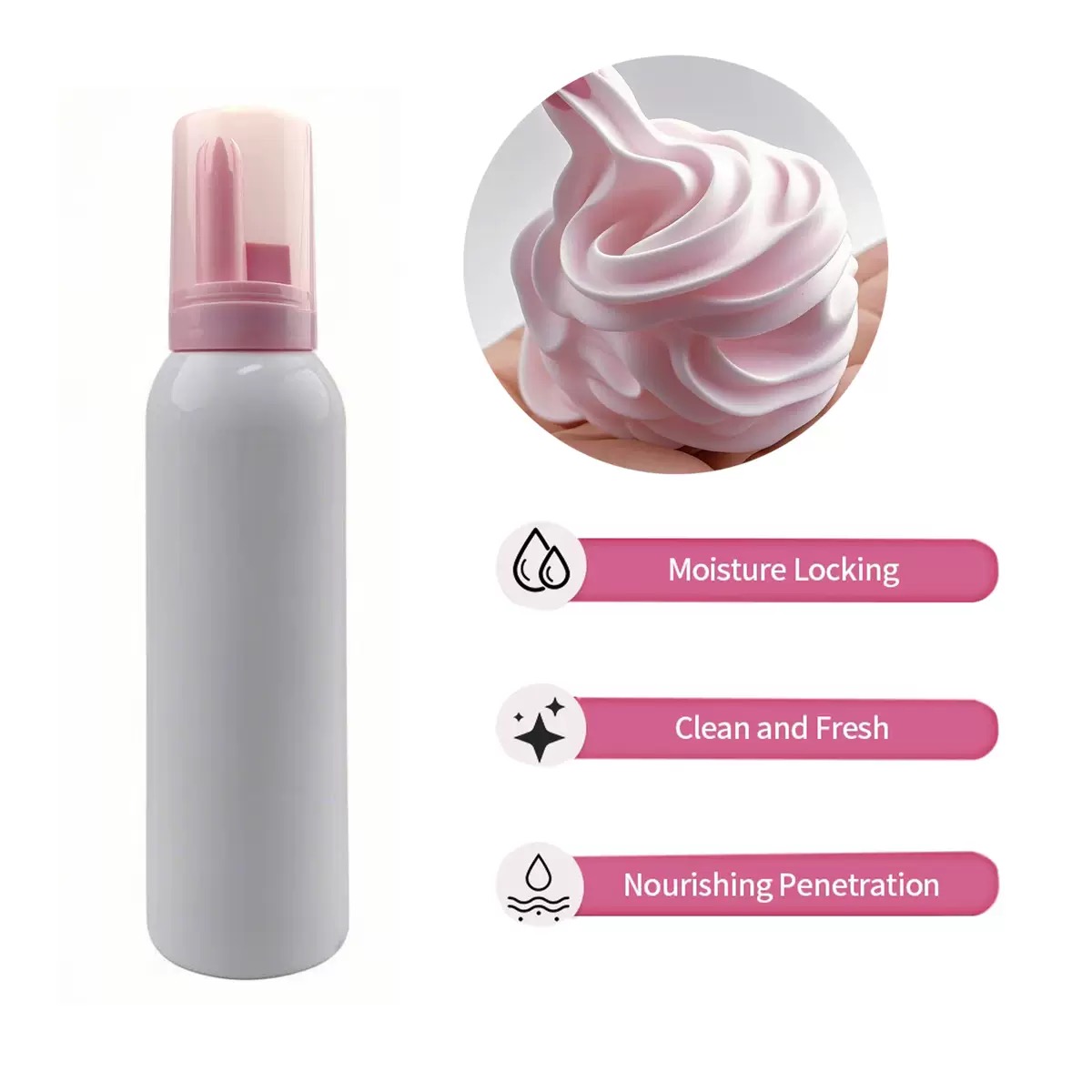Eyelash Extension Foam Cleanser - شامبو الرموش المخفوق المخصص، كريم رغوة