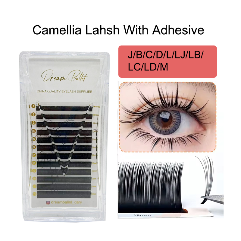 Eyelash Extension Human Hair - رموش كاميليا من دريم باليت مع