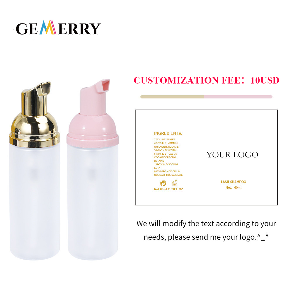 Eyelash Extension Foam Cleanser - 60 مللي رغوة لاش المطهر شامبو