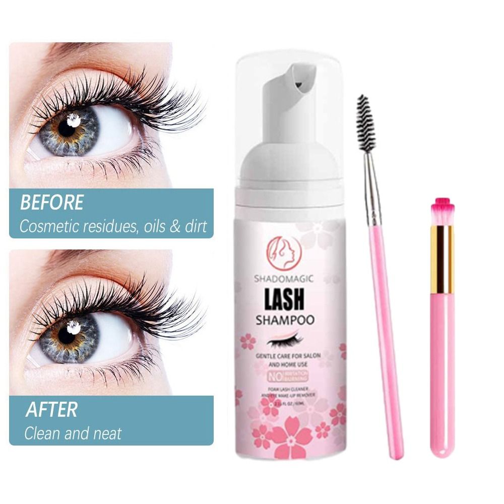 موس تنظيف الرموش لطيف وناعم، غ - مراجعة Eyelash Extension Foam Cleanser وسعره
