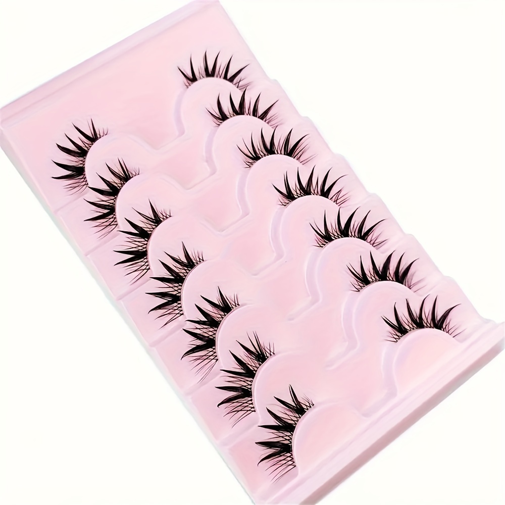 7 أزواج من الرموش الصناعية الن - مراجعة Eyelash Extension Japan وسعره