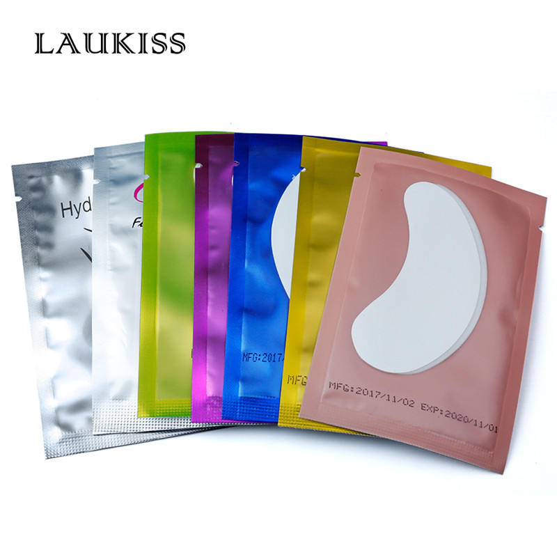 Laukiss 50/100/200Pairs رمش ال - مراجعة Eyelash Extension Eye Mask وسعره