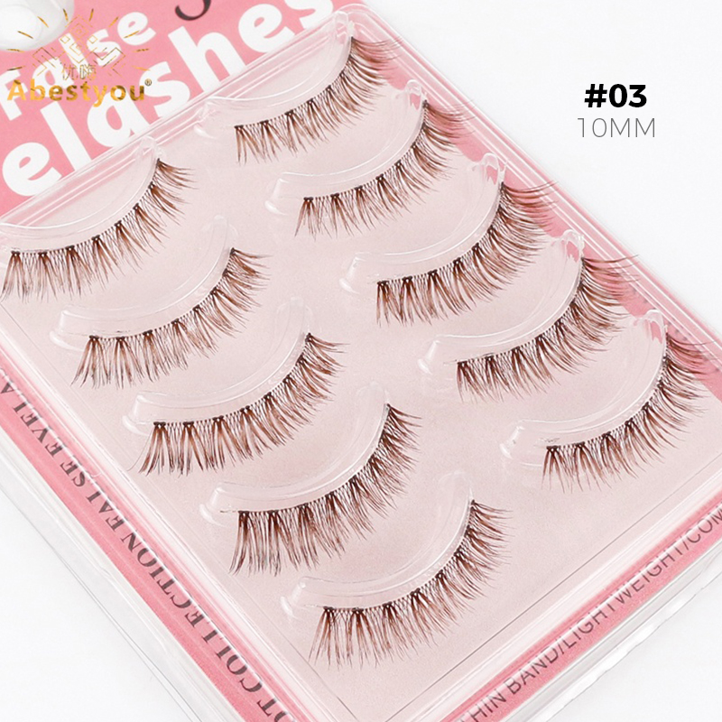 أبيستيو 5 أزواج رموش قصيرة خفي - مراجعة Eyelash Extension Japan وسعره