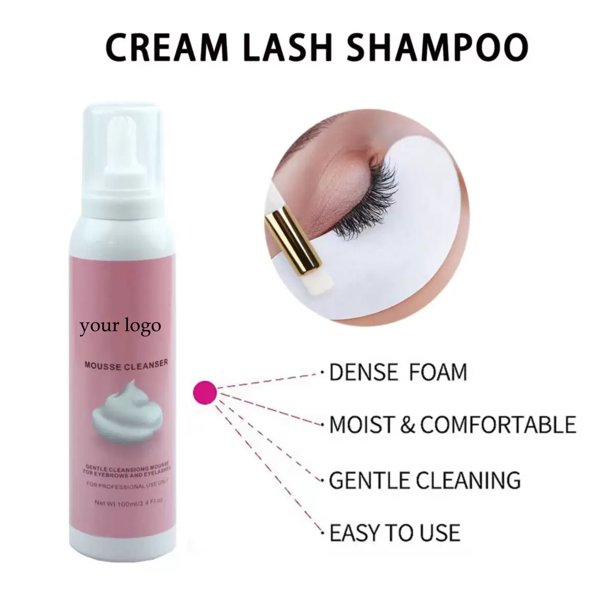 شامبو الرموش المخفوق المخصص، ك - مراجعة Eyelash Extension Foam Cleanser وسعره