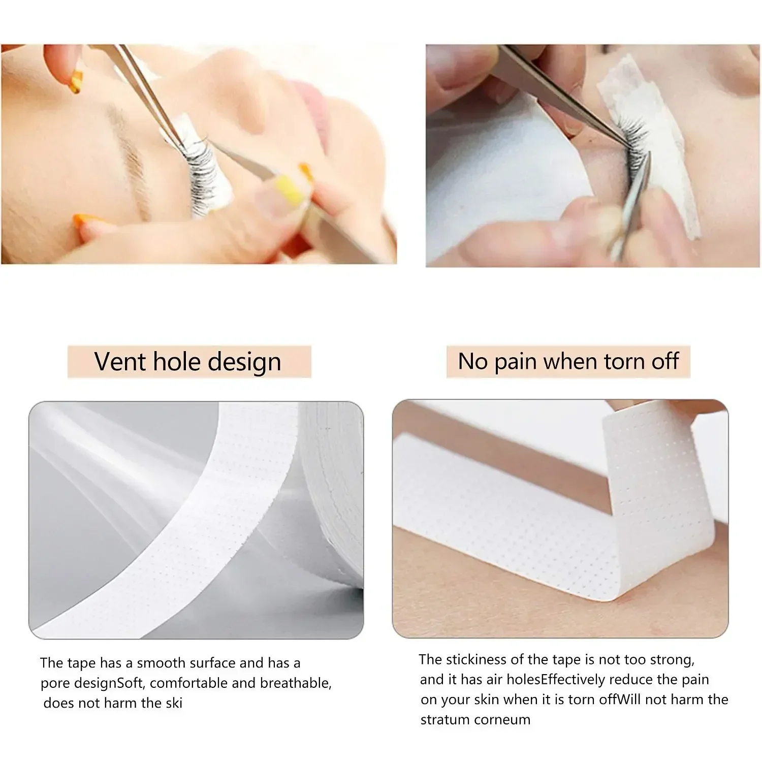 2/3/5/6/10 قطعة شريط عازل يابا - مراجعة Eyelash Extension Eye Mask وسعره