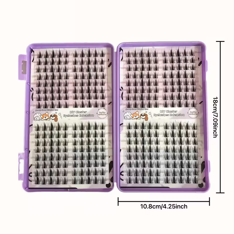 رموش مانغا كلاستر شارب 320 قطع - مراجعة Eyelash Extension Japan وسعره