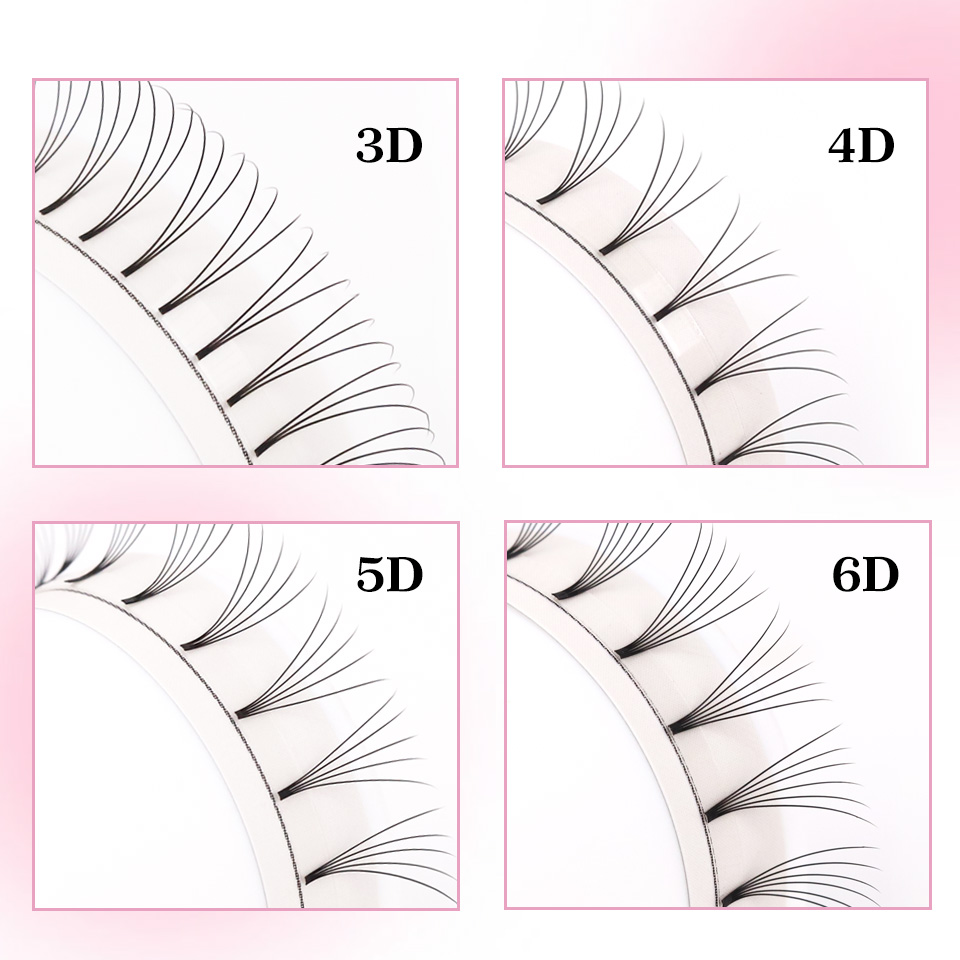 AGUUD مراوح حجم طبيعية ناعمة م - مراجعة Eyelash Extension Human Hair وسعره