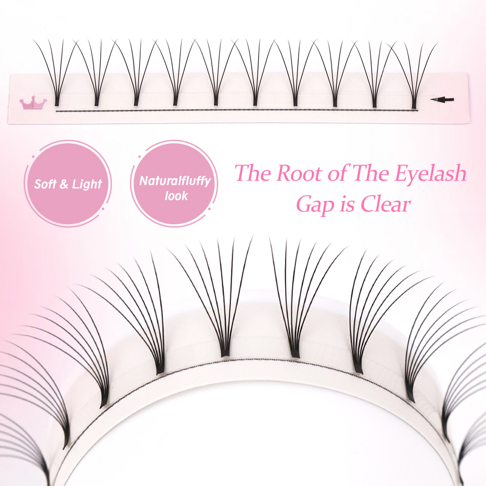 AGUUD مراوح حجم طبيعية ناعمة م - مراجعة Eyelash Extension Human Hair وسعره