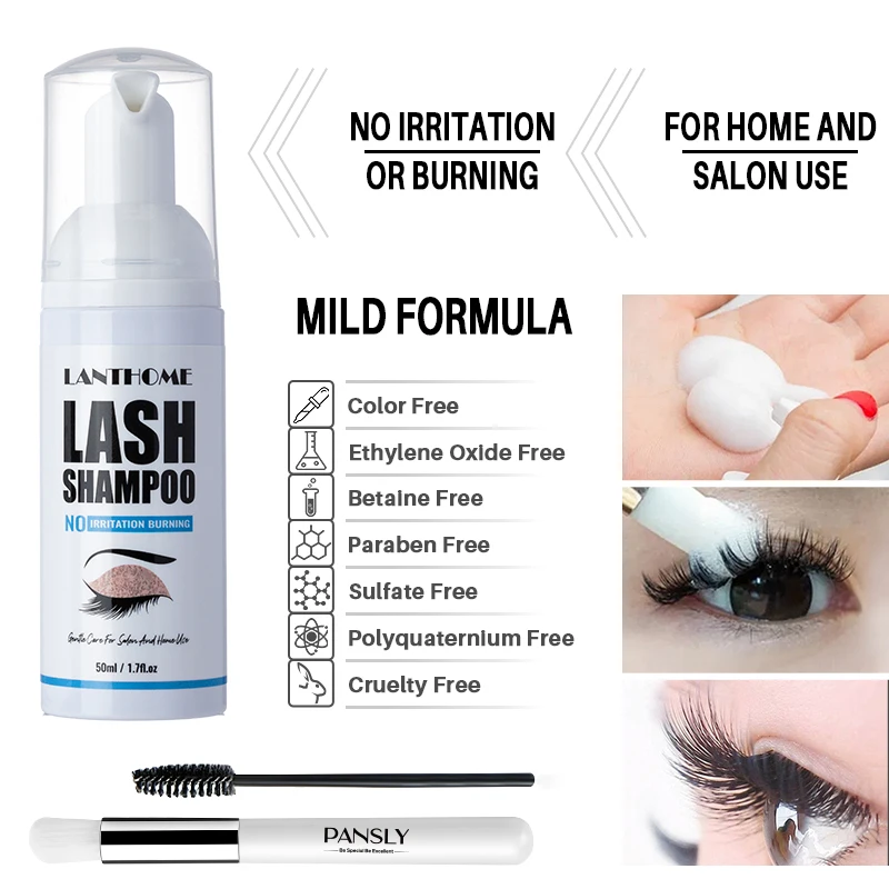 50 مللي برو رمش تمديد شامبو رغ - مراجعة Eyelash Extension Foam Cleanser وسعره