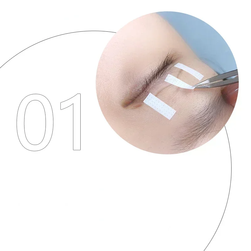 شريط رفع الرموش 4 مم، أشرطة ور - مراجعة Eyelash Extension Eye Mask وسعره