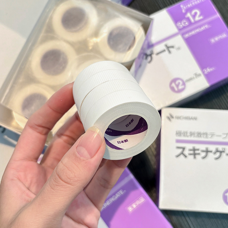 1/2/3 لفة Nichiban الشريط SG12 - مراجعة Eyelash Extension Japan وسعره