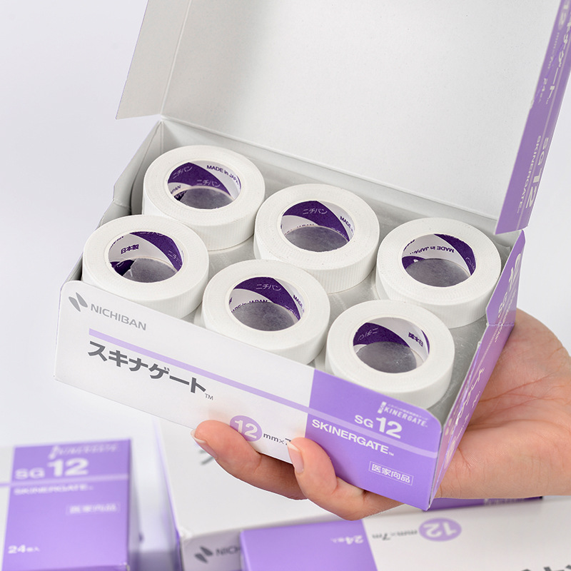 1/2/3 لفة Nichiban الشريط SG12 - مراجعة Eyelash Extension Japan وسعره