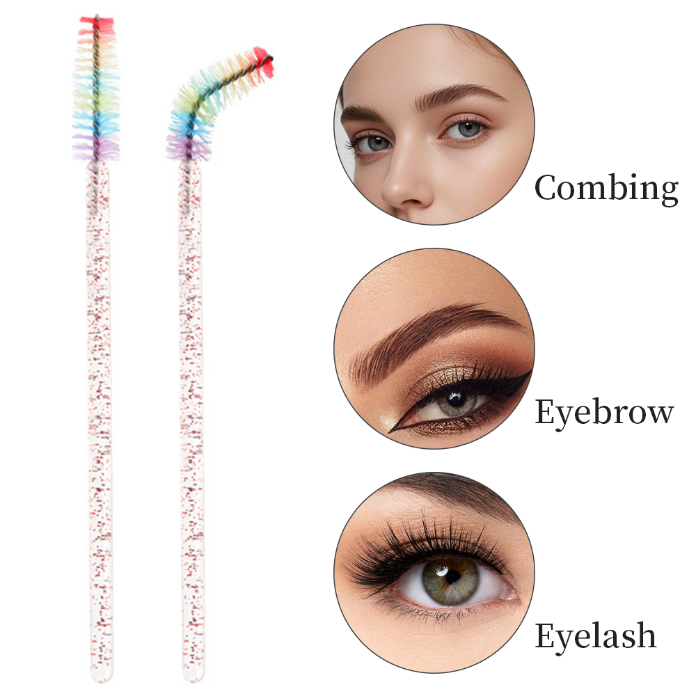 50 قطعة فرشاة رموش كريستالية ق - مراجعة Eyelash Extension Review وسعره