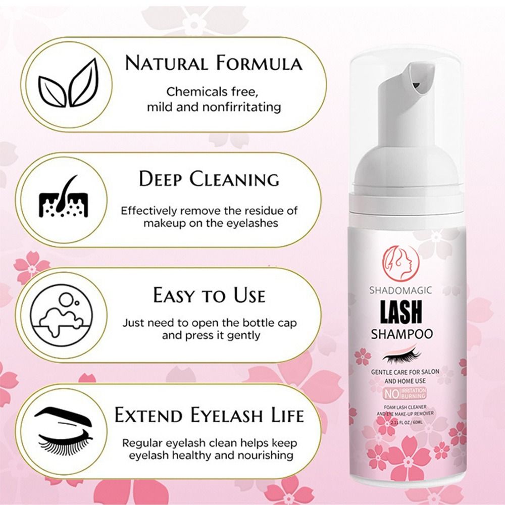 موس تنظيف الرموش لطيف وناعم، غ - مراجعة Eyelash Extension Foam Cleanser وسعره