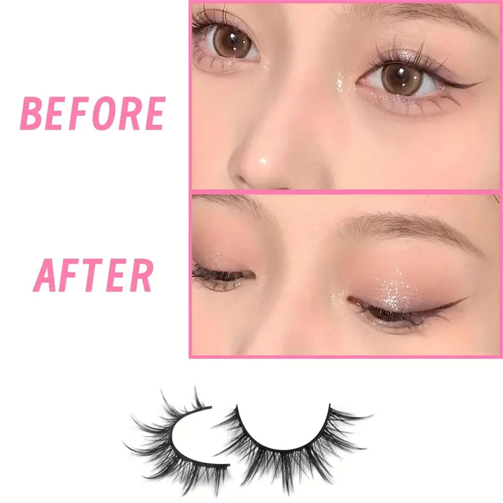 10 أزواج من الرموش الصناعية بت - مراجعة Eyelash Extension Japan وسعره