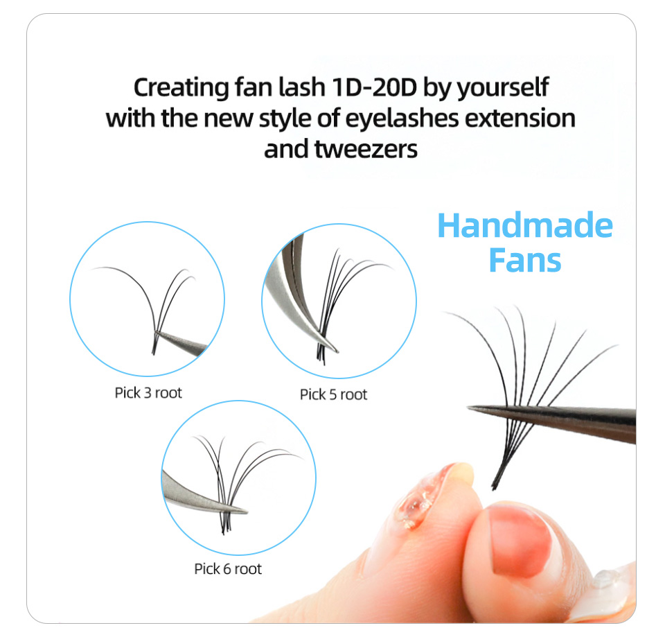 AGUUD 16 صف طويل 16-20 مللي مت - مراجعة Eyelash Extension Human Hair وسعره