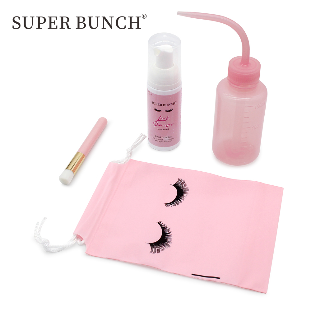 سوبر باقة جلدة الشامبو كاذبة ر - مراجعة Eyelash Extension Foam Cleanser وسعره