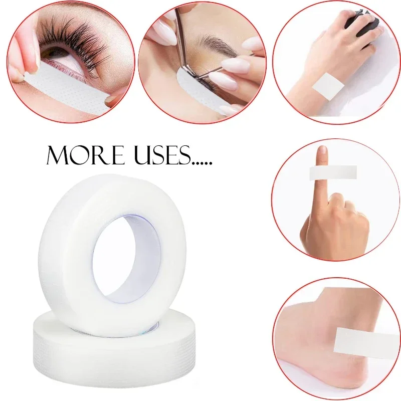 شريط رموش شفاف من نسيج مسامي د - مراجعة Eyelash Extension Review وسعره
