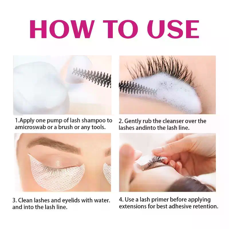 شامبو رغوي لتطويل الرموش 40 مل - مراجعة Eyelash Extension Foam Cleanser وسعره