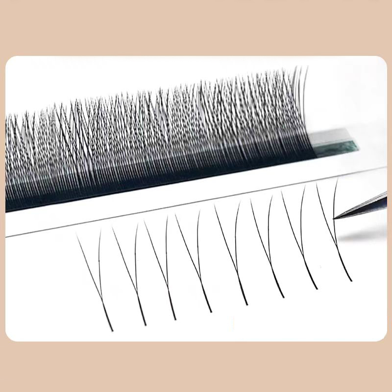 ماريا 2D Y شكل الرموش اليد قسط - مراجعة Eyelash Extension Human Hair وسعره