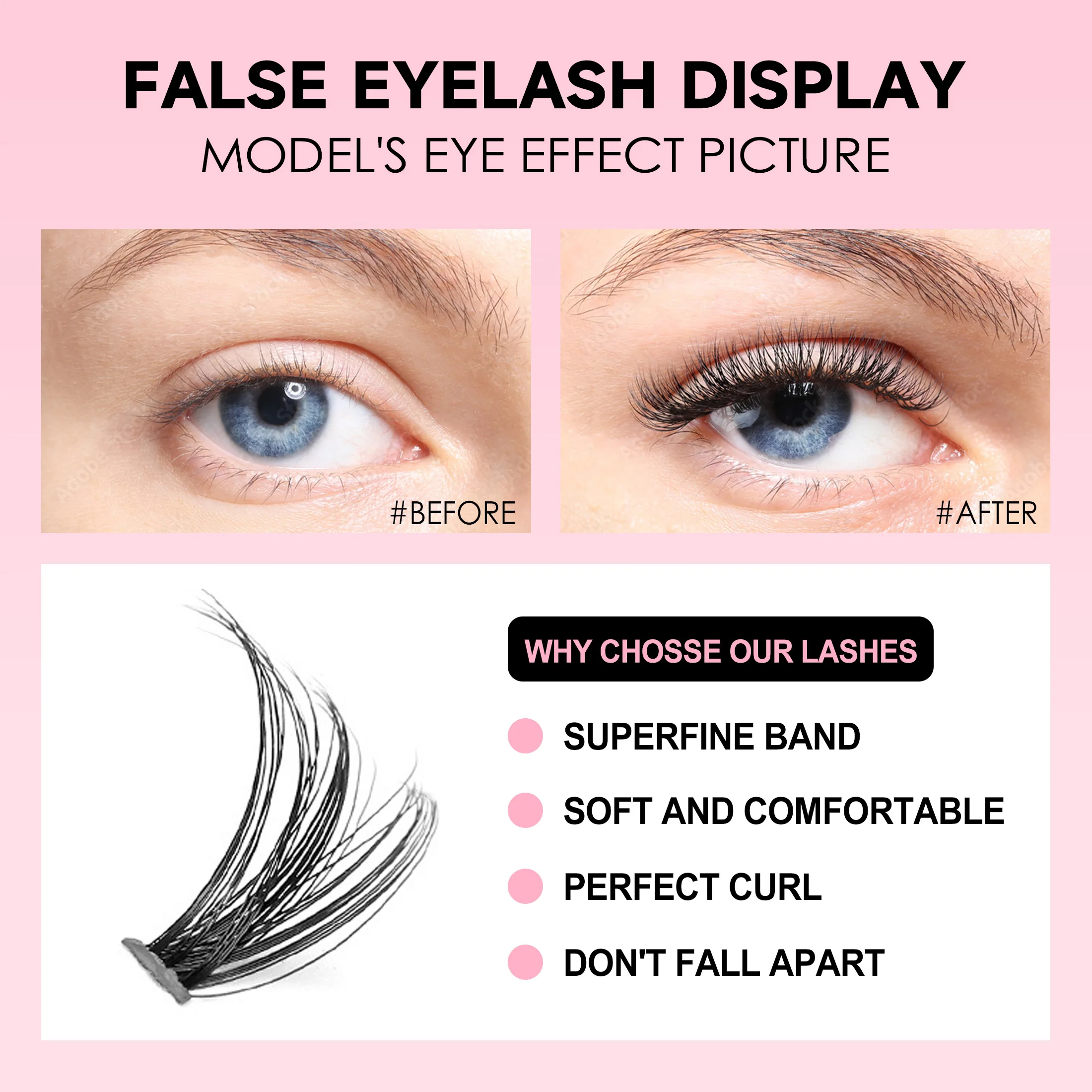 مجموعة أدوات إطالة الرموش ذاتي - مراجعة Eyelash Extension Review وسعره