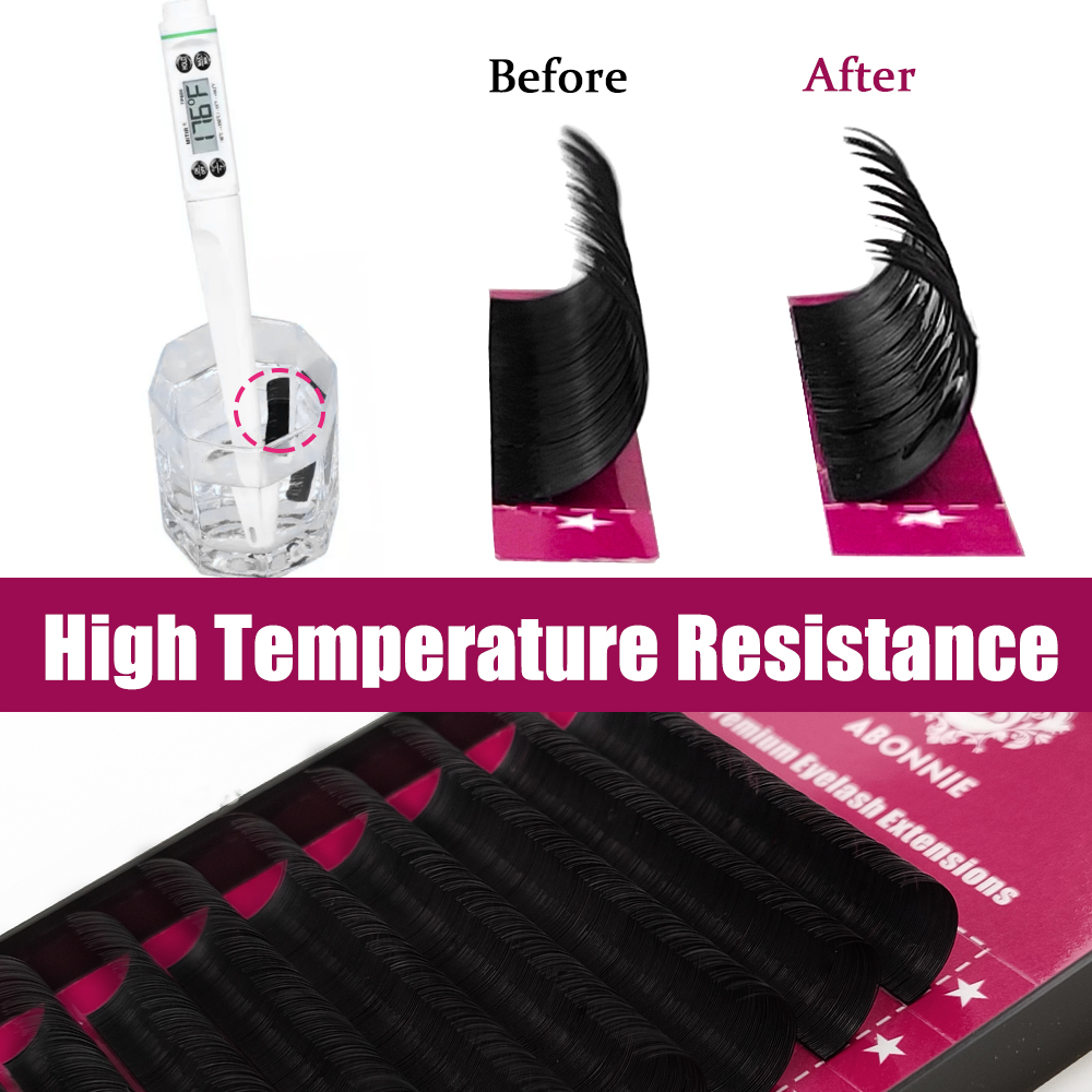 Abonnie 8-17mm رموش فردية صناع - مراجعة Eyelash Extension Human Hair وسعره